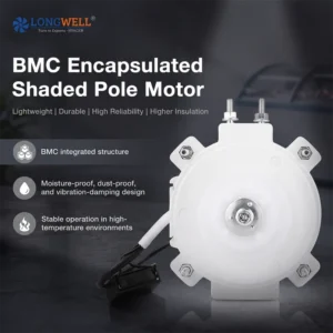 Bmc Shaded Pole Motor, LONGWELL, 0.68kg, 220-240V, 5/10/16W