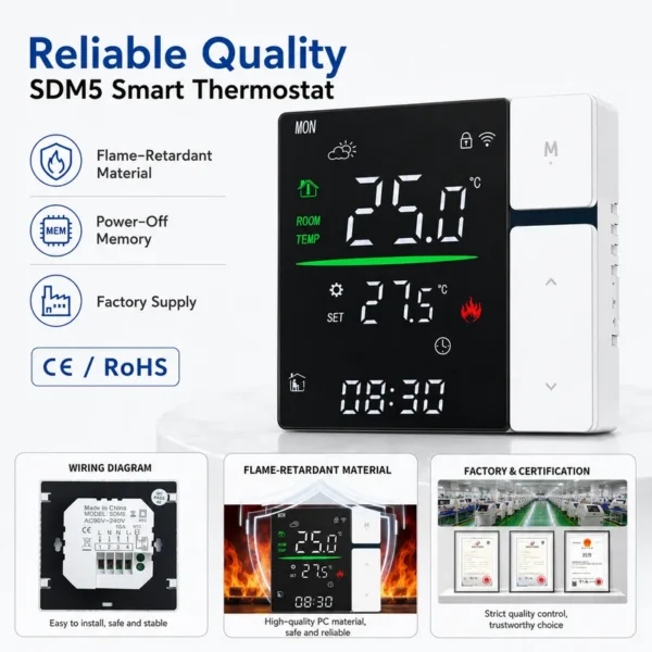 Boiler, 3A, 110-230V, Anti-flammable PC - view 6