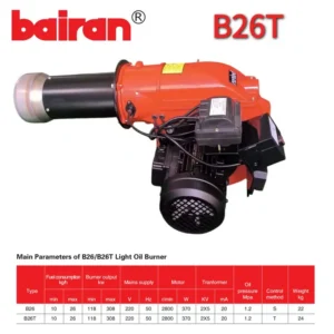 Boiler Parts, B26/B26T, Metal, Oil Burner