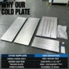 Bonded Heatsink Cold Plate, Aluminum, Copper