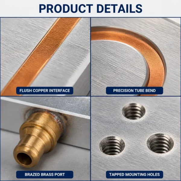 Bonded Heatsink Cold Plate, Aluminum, Copper - view 6