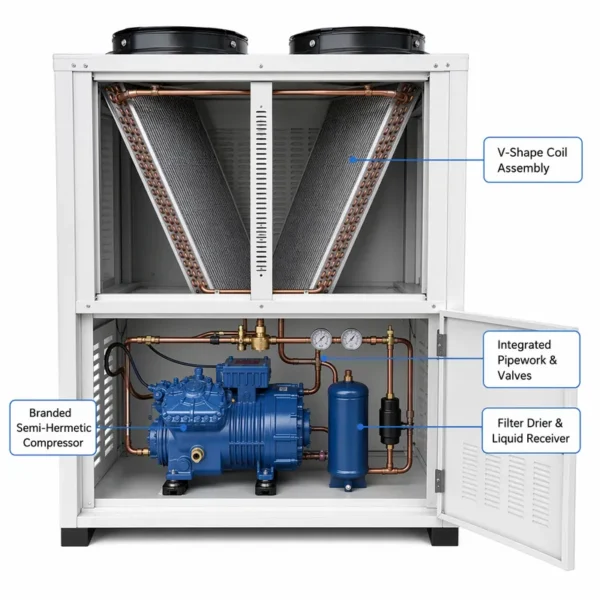 Box V-type Outdoor Condenser, Axial, 380, Aluminium - view 5