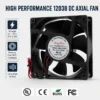 Brushless Axial Cooling Fan, 120x120x38mm, 12V, 24V, 48V