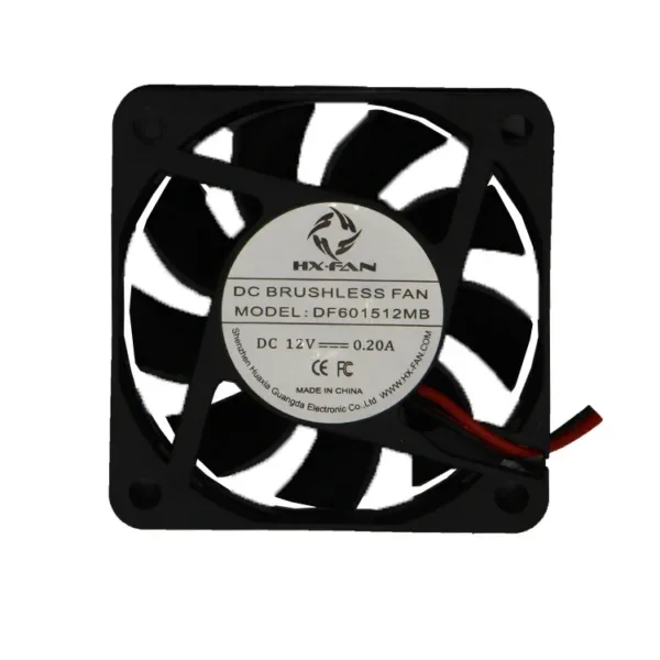 Brushless Axial Cooling Fan, 60x60x15mm, 12V, 24V