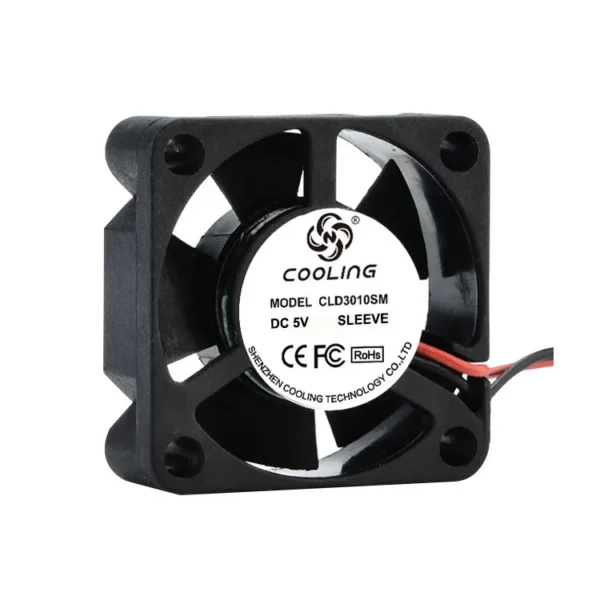 Brushless Axial Fan, 3010, 30x30x10mm, 5V, 12V