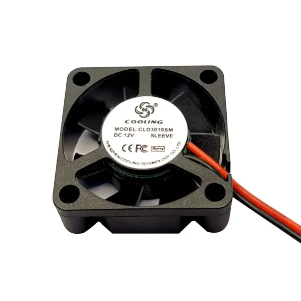 Brushless Axial Fan, 3010, 30x30x10mm, 5V, 12V - view 3
