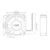 Brushless Axial Fan, 3010, 30x30x10mm, 5V, 12V - view 4