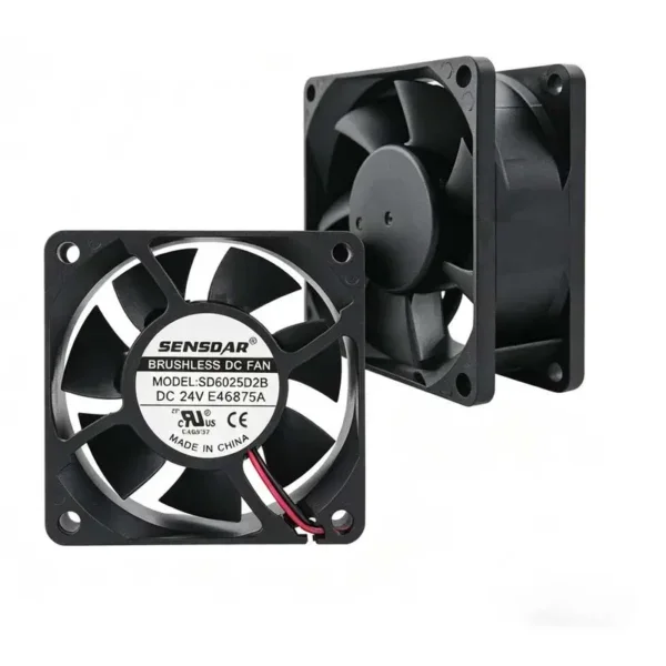 Brushless Axial Fan, 60x60x25mm, 50mm
