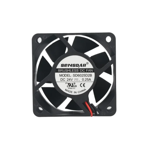 Brushless Axial Fan, 60x60x25mm, 50mm - view 2