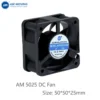 Brushless Axial Fan, AM5025H12B, 12V, 50*50*25mm, 6000RPM - view 3