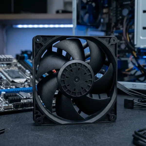Brushless Axial Fan, D14038D-K, 24/48V, 140x140x38mm, Plastic - view 3