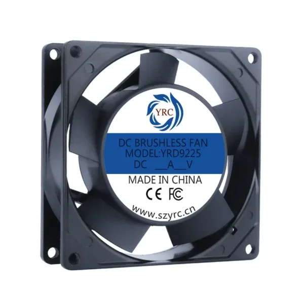 Brushless Axial Fan, YRD9225, 110V/220V, Plastic, 92x92x25mm