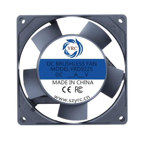 Brushless Axial Fan, YRD9225, 110V/220V, Plastic, 92x92x25mm - view 2