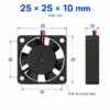 Brushless Axial Flow Cooler, 12V, 0.05A, 24V, 48V - view 3
