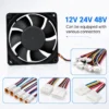 Brushless Axial Radiator, 120x120x25mm, 12V/24V/48V, Inverter - view 2