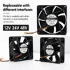 Brushless Axial Radiator, 120x120x25mm, 12V/24V/48V, Inverter - view 6
