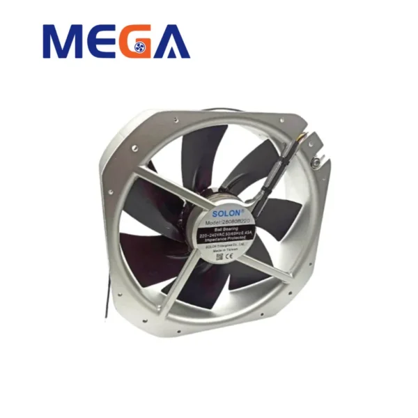 Brushless Axial Ventilator, 110V, 220V, 280x280x80mm - view 2