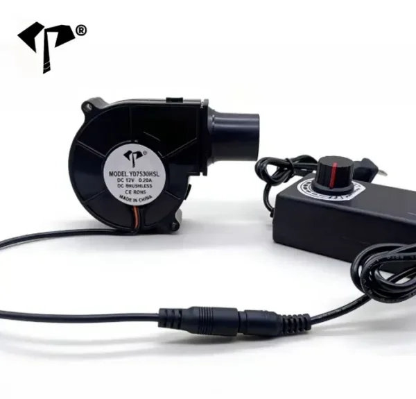 Brushless Blower, 7530, 75x75x30mm, 5V, 12V