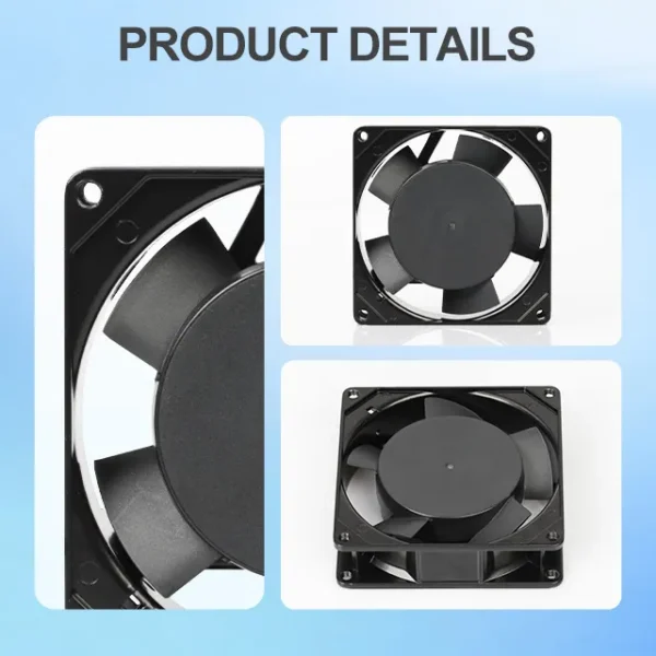 Brushless Electric Auto Fan, AC9225, 92X92X25MM, Axial - view 3