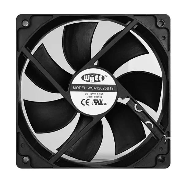 Brushless Fan, 120mm, Axial, 120x120x25, 12v - view 2