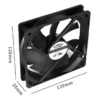 Brushless Fan, 120mm, Axial, 120x120x25, 12v - view 5