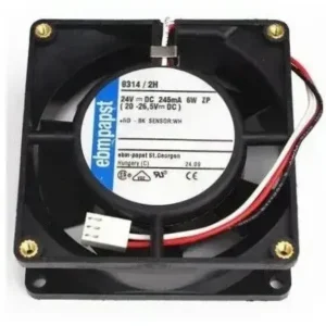 Brushless Fan, 8314/2H, 24V, 6W, EBMPAPST