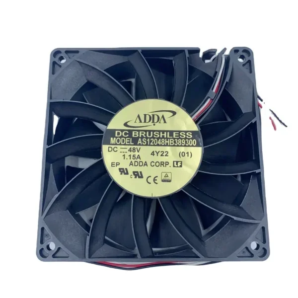 Brushless Fan, ADDA, AS12048HB389B00, 48V, 12038
