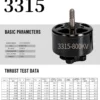 Brushless Motor, 3315, 900KV - view 2