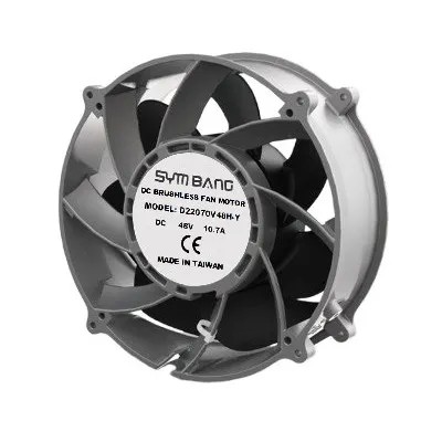 Brushless Motor, D20070D-Y, 48V, Plastic, Axial - view 2