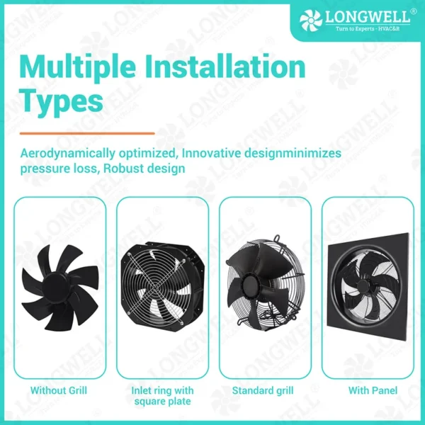 Brushless Motor, LONGWELL, 500mm, 380V, 400V - view 3