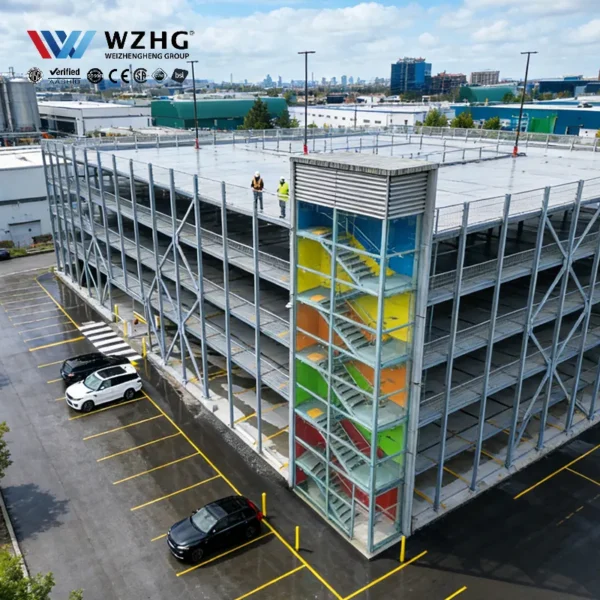 Building with Exhaust Fan, Steel, Heavy, Q235B - view 2