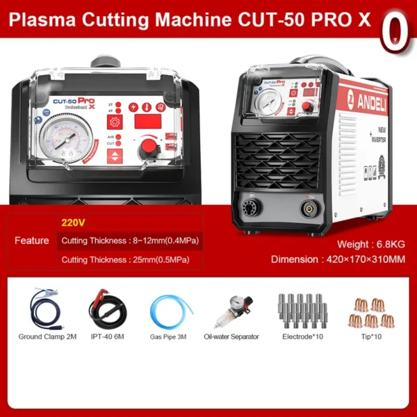 Built-in Compressor, ANDELI, CUT-50, 220vPROX - view 2