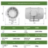 Bxf-100 Cross-flow Exhaust Fan, SANLY, Plastic - view 6