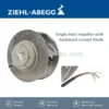 Cabinet Industrial Inverter Fan, ZIEHL-ABEGG, RH28M-2EK.3F.1R - view 2