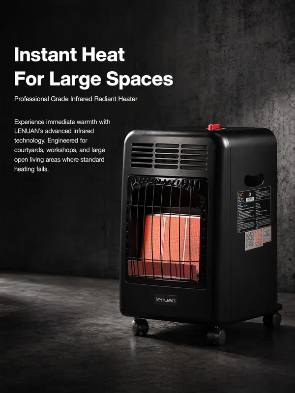 Cabinet Infrared Heater, Wall, 0, fast heating - view 3
