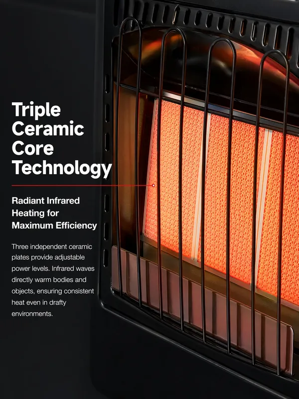 Cabinet Infrared Heater, Wall, 0, fast heating - view 4