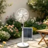 Camping Solar Stand Fan, USB, 25W, ABS