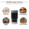 Can Cooler, Stainless, Steel - view 2