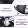 Capacitor-driven External Rotor Refrigerator, Axial, 220 V - view 4