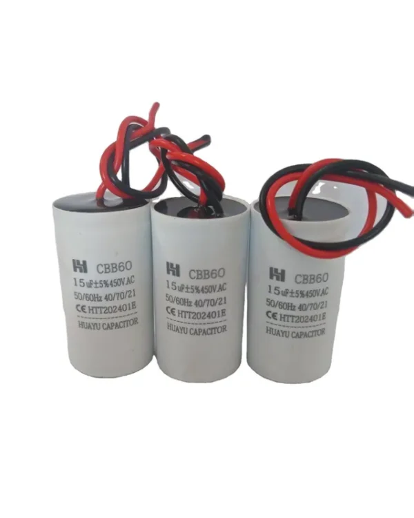 Capacitor Long Life Motor, CBB60, 450VAC - view 2