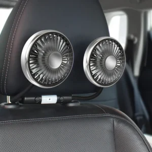 Car Fan, 5V, USB, 7w, ABS, F310, 9.5cm, 1.8M