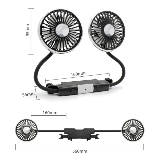 Car Fan, 5V, USB - view 6