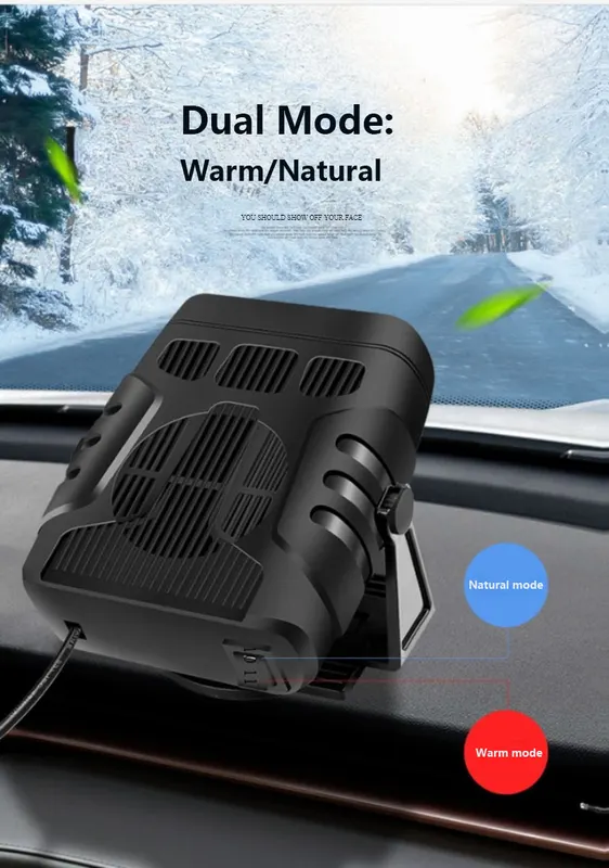 Car Heater, Portable, 12V, 6-Inch, Plastic - view 5