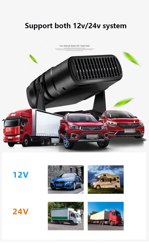 Car Heater, Portable, 12V, 6-Inch, Plastic - view 6