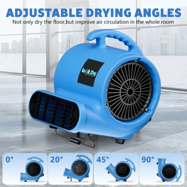 Carpet Dryer Snail Fan, 120V, 800CFM - view 5