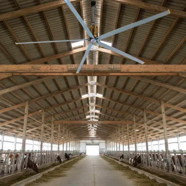 Cattle Farm Hvls Fan, JULAI, 18ft, 5.5m, 1.5KW - view 3