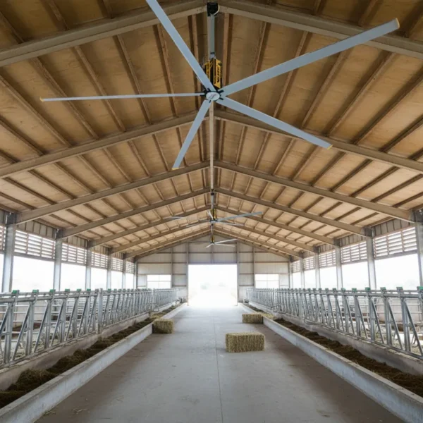 Cattle Farm Hvls Fan, JULAI, 18ft, 5.5m, 1.5KW - view 4