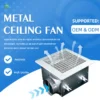 Ceiling Bathroom Exhaust Fan, 400m³/h, 12-Inch