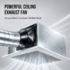 Ceiling Bathroom Exhaust Fan, 400m³/h, 12-Inch - view 2