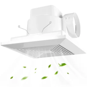 Ceiling Duct Exhaust Fan, 15w, A.C. Source, 8 Inch, Huihong